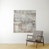 錆びたカラフル金属の壁、ストリーク。 タペストリー (インサイチュ)