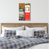 錆びたガスポンプ キャンバスプリント (インサイチュ (寝室))