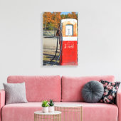 錆びたガスポンプ キャンバスプリント (インサイチュ (リビング))