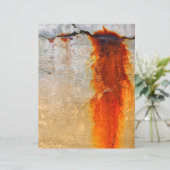 錆びたグレーコンクリートウォールアーバンスクラップブックペーパー (スタンド正面)