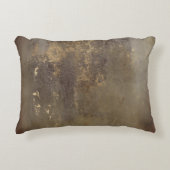 錆びたコンクリート茶色がかった工業用カスタム貨物Nr アクセントクッション (正面)
