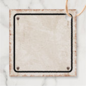 錆びたサインが入った編集可能な自家製トマトケチャップ フェイバータグ (裏面)