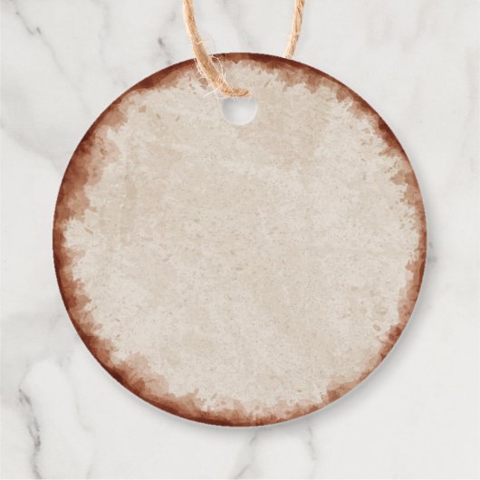 錆びたサインが入った編集可能な自家製トマトケチャップ フェイバータグ (裏面)