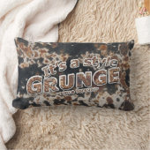 錆びたスタイルグランジだ ランバークッション (ブランケット)