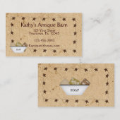 錆びたスター&ソープビジネスカード 名刺 (正面/裏面)