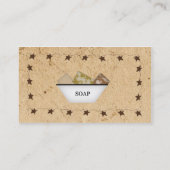 錆びたスター&ソープビジネスカード 名刺 (裏面)