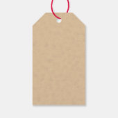 錆びたスチームパンクバルーズモノグラム ギフトタグ (裏面)