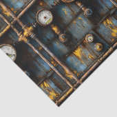 錆びたスチームパンク配管パターンBM8デコページ 薄葉紙 (詳細)