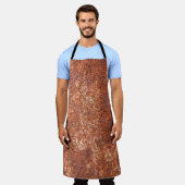 錆びたスチールテクスチャ、抽象芸術背景。 エプロン (着用した状態)