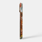 錆びたスチール製の電話ケース iPhone 15ケース (左側面)