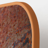 錆びたテクスチャーのピックボールパドル ピックルボールラケット (左詳細)