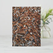 錆びたネジ招待状 招待状 (スタンド正面)