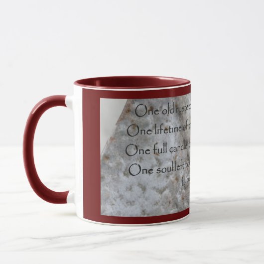 錆びたハート マグカップ (左)