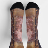 錆びたピンクの茶色の金属 ソックス (上部)