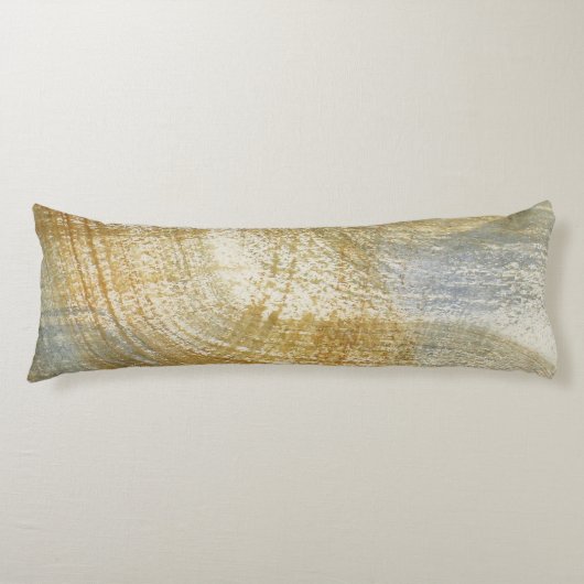 錆びたブラシ水の色の中性線 ボディピロー (正面)