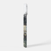 錆びたブルーバスと古い自転車の電話ケース iPhone 15ケース (右側面)