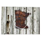 錆びたミネソタの形 ラージペーパーバッグ (裏面)