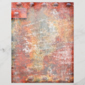 錆びたメタルハロウィーンスクラップブック紙 (正面)