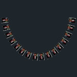 錆びたライセンスプレートコレクション70th birthday バンティングフラッグ<br><div class="desc">70歳の誕生日パーティーのための黒のヴィンテージの錆びたライセンスプレート</div>