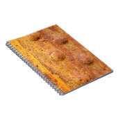 錆びたリベット付きメタルフォトノートブック ノートブック (右側)