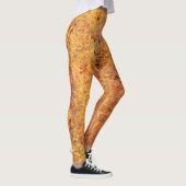 錆びたリベット付き金属レギンス レギンス (右)