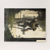 錆びたロボット ジグソーパズル (横)