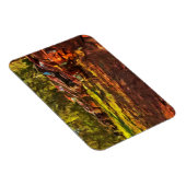 錆びたヴィンテージ車が並ぶ抽象芸術 マグネット (右側)