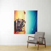 錆びたヴィンテージ車 タペストリー (インサイチュ(横))