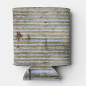 錆びた亜鉛のテクスチャ、ヴィンテージグランジの背景。 缶クーラー (裏面)