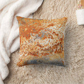 錆びた亜鉛：テクスチグランジャの背景。 クッション (ブランケット)