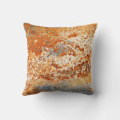 錆びた亜鉛：テクスチグランジャの背景。 クッション (裏面)