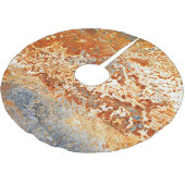 錆びた亜鉛：テクスチグランジャの背景。 ブラッシュドポリエステルツリースカート (アングル)