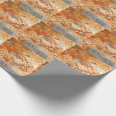 錆びた亜鉛:テクスチグランジャの背景。 ラッピングペーパー (角)