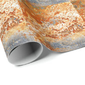 錆びた亜鉛:テクスチグランジャの背景。 ラッピングペーパー (ロールコーナー)