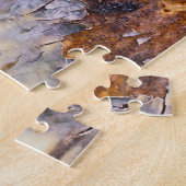 錆びた列車ワゴンの剥離絵を描 ジグソーパズル (側面)