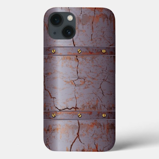 錆びた割れ金属 Case-Mate iPhoneケース (裏面)