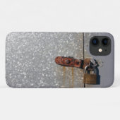 錆びた南京錠でロックされたスチール製のドア Case-Mate iPhoneケース (裏面(横))
