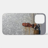 錆びた南京錠でロックされたスチール製のドアCase-Mate Case-Mate iPhoneケース (裏面 (横))