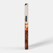 錆びた古いシミの表面の腐食 iPhoneケース (右側面)