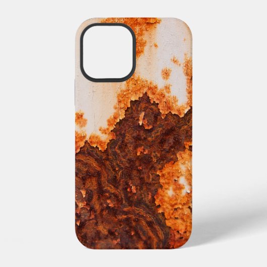 錆びた古いシミの表面の腐食 iPhoneケース (裏面)