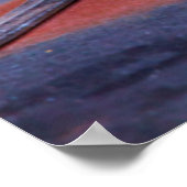 錆びた古いトラックのフロントガラス ポスター (角)