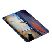 錆びた古いトラックのフロントガラス マグネット (右側)