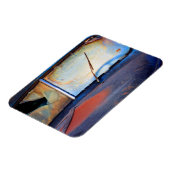 錆びた古いトラックのフロントガラス マグネット (左側)