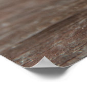 錆びた古いドアロック ポスター (角)