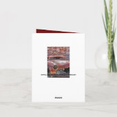 錆びた古い車の男らし誕生日グリーティングカード カード (裏面)