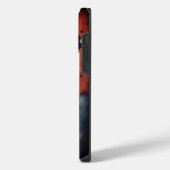 錆びた古い金属の表面模様 iPhoneケース (左側面)
