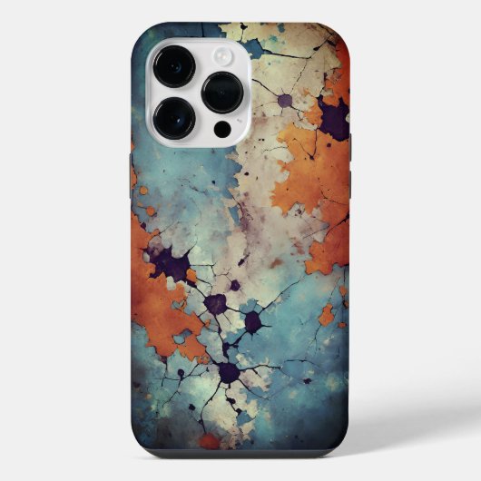 錆びた古い金属の表面模様 iPhoneケース (裏面)