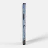 錆びた古鉄の青い染み iPhoneケース (右側面)