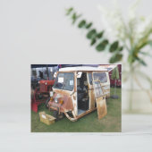 錆びた囲まれたスクーター ポストカード (スタンド正面)