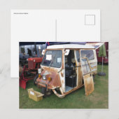 錆びた囲まれたスクーター ポストカード (正面/裏面)